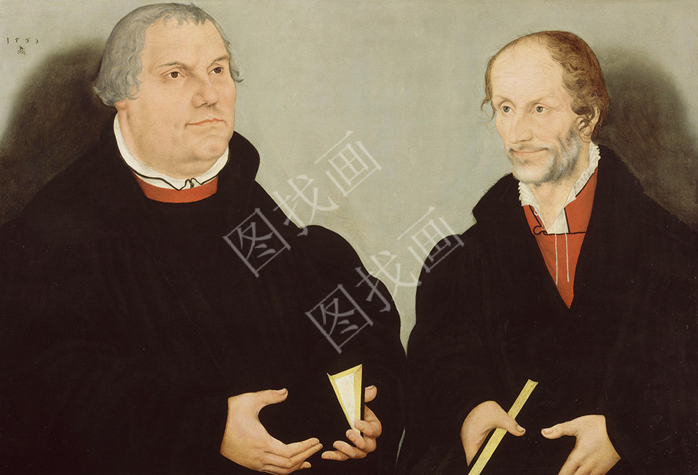 Martin Luther (1483-1546) and Philipp Melanchthon (1497-1560)